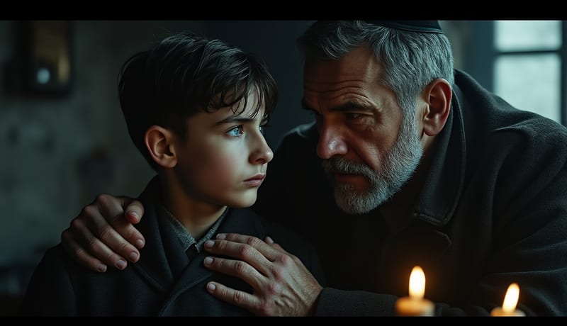 My father's voice commanded me,