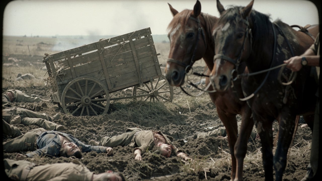 He found a wagon —  I collected spooked horses